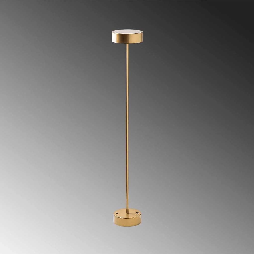 Candeeiro de Pé Keyf – Dourado – Diâmetro: 16 cm Altura: 111 cm
