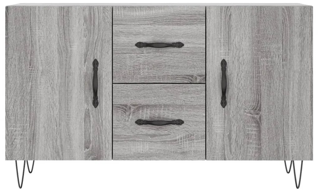 Aparador 100x36x60 cm derivados de madeira cinzento sonoma