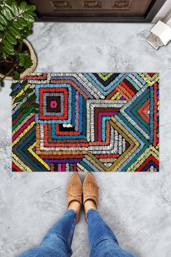 Tapete de PVC Maglıe – Multicolor – 40x60 cm | Tribo Home