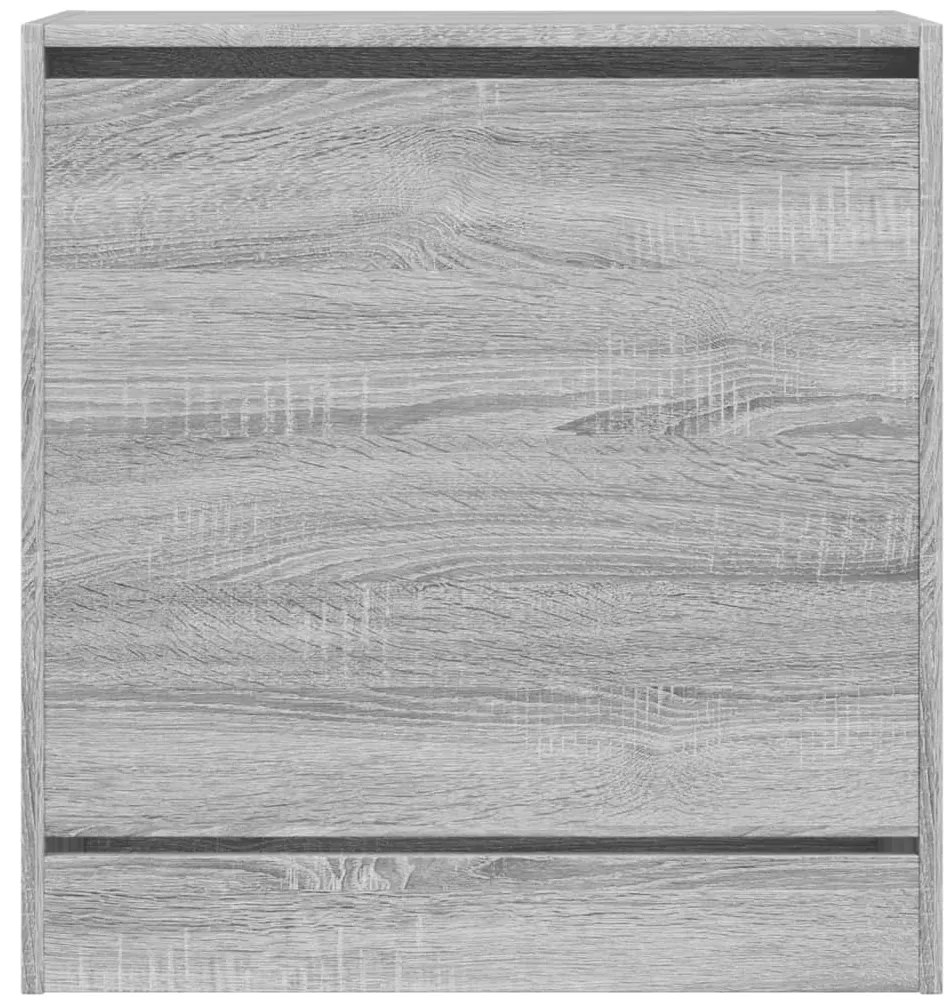 Sapateira 60x34x63,5 cm derivados de madeira cinzento sonoma
