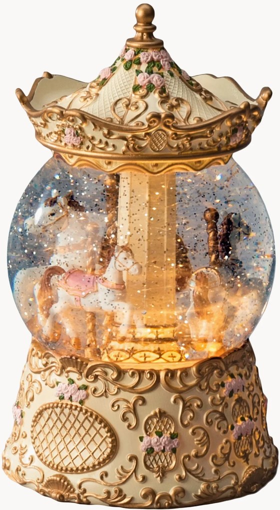 Decoração de Natal LED com temporizador Carousel