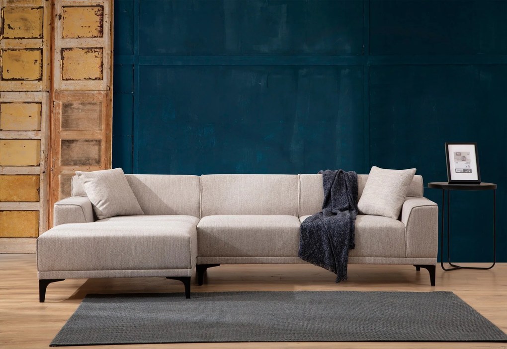 Sofá de Canto Petra – Branco – 145 x 250 cm