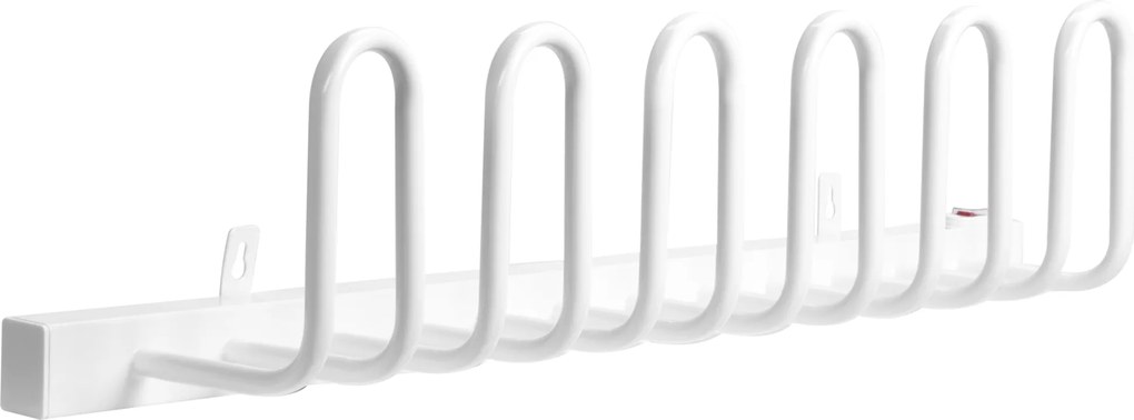 HOMCOM secador elétrico de parede para sapatos, até 55 °C, aço, branco, 76 x 13 x 17 cm | Aosom Portugal