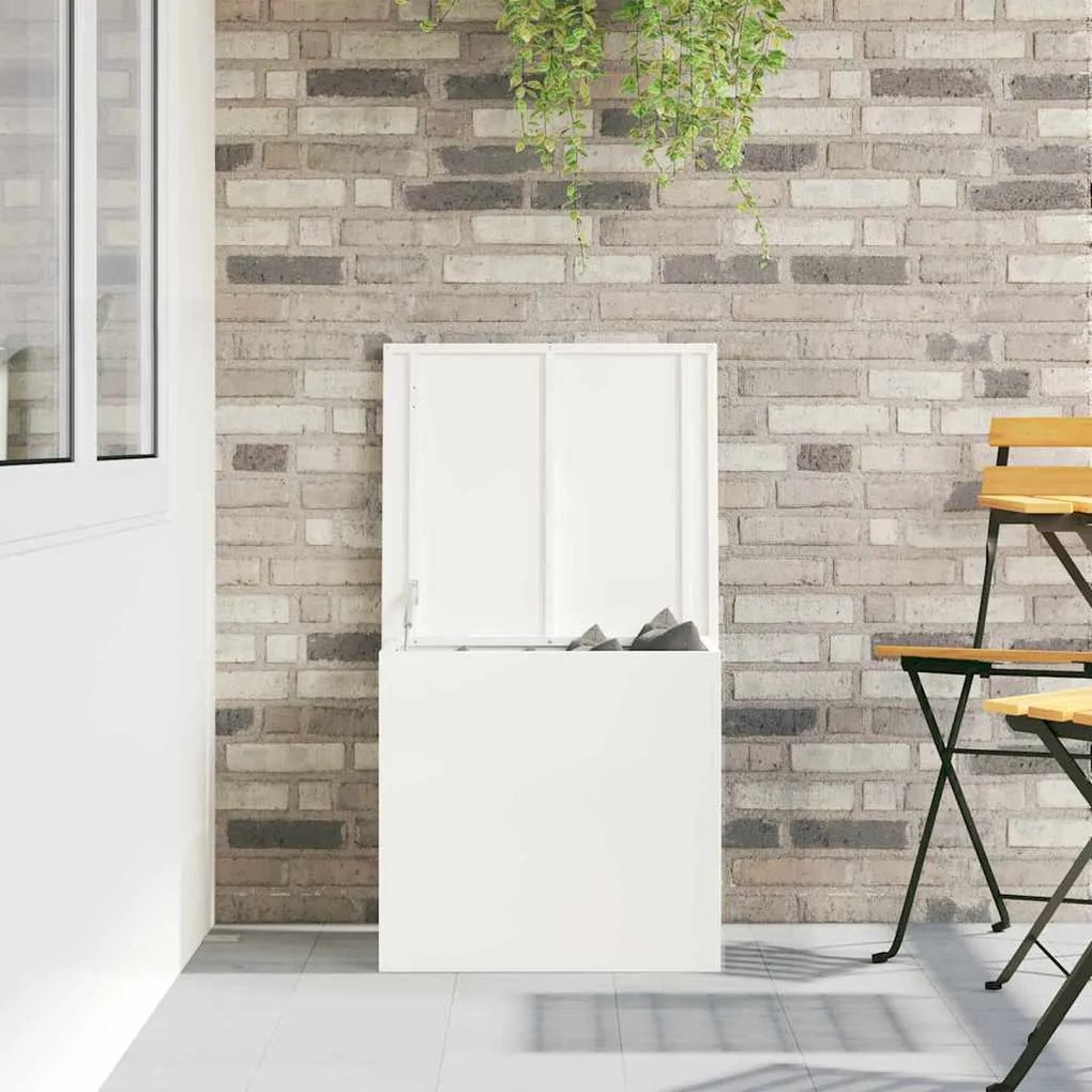Caixa de Armazenamento Externa Branco 55 x 50.5 x 50 cm