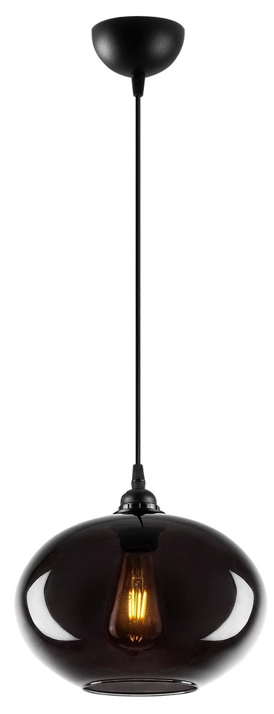 Chandelier Smoked – Fume – 27 x 27 cm