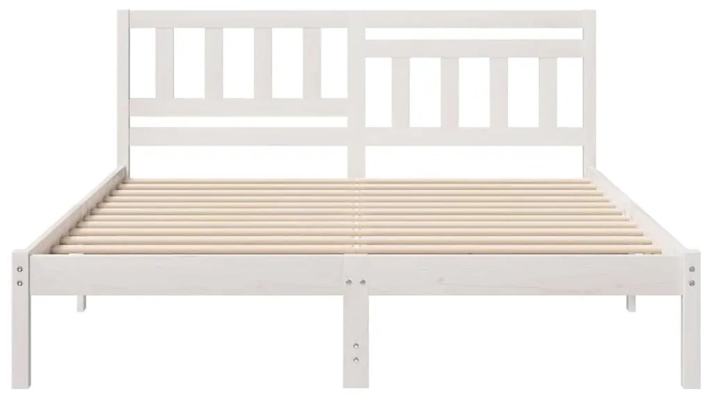 Estrutura da Cama com cabeceira Branco 160 x 200 cm