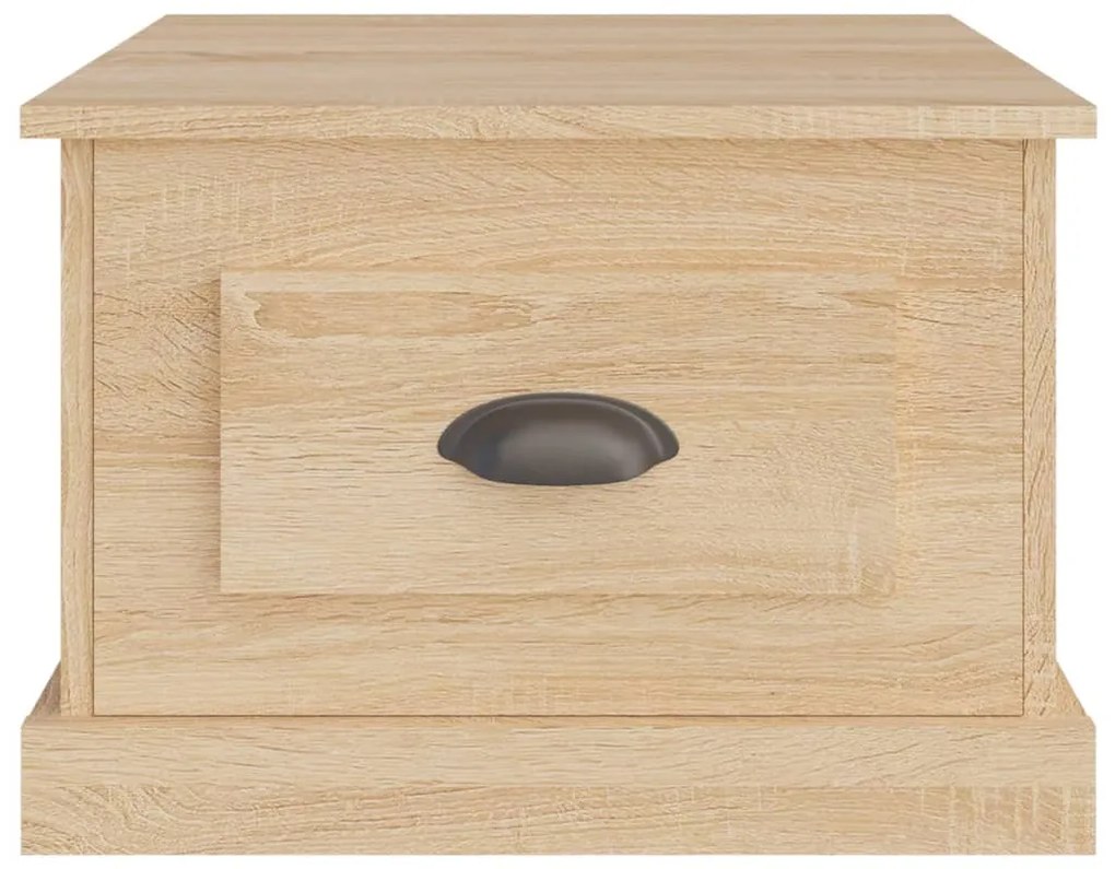 Mesa de centro 50x50x35 cm derivados de madeira carvalho sonoma