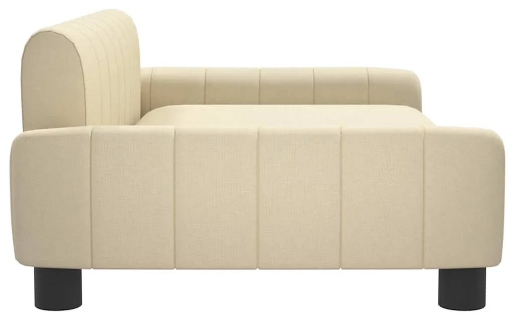 Sofá infantil 90x53x30 cm tecido cor creme