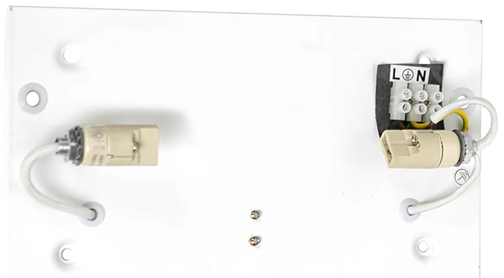 Conjunto de 2 Apliques Modernos Pretos - Otan