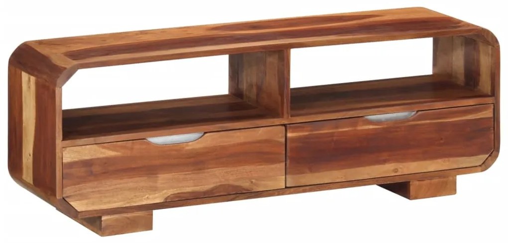 Móvel de TV 110x30x40 cm madeira de acácia maciça
