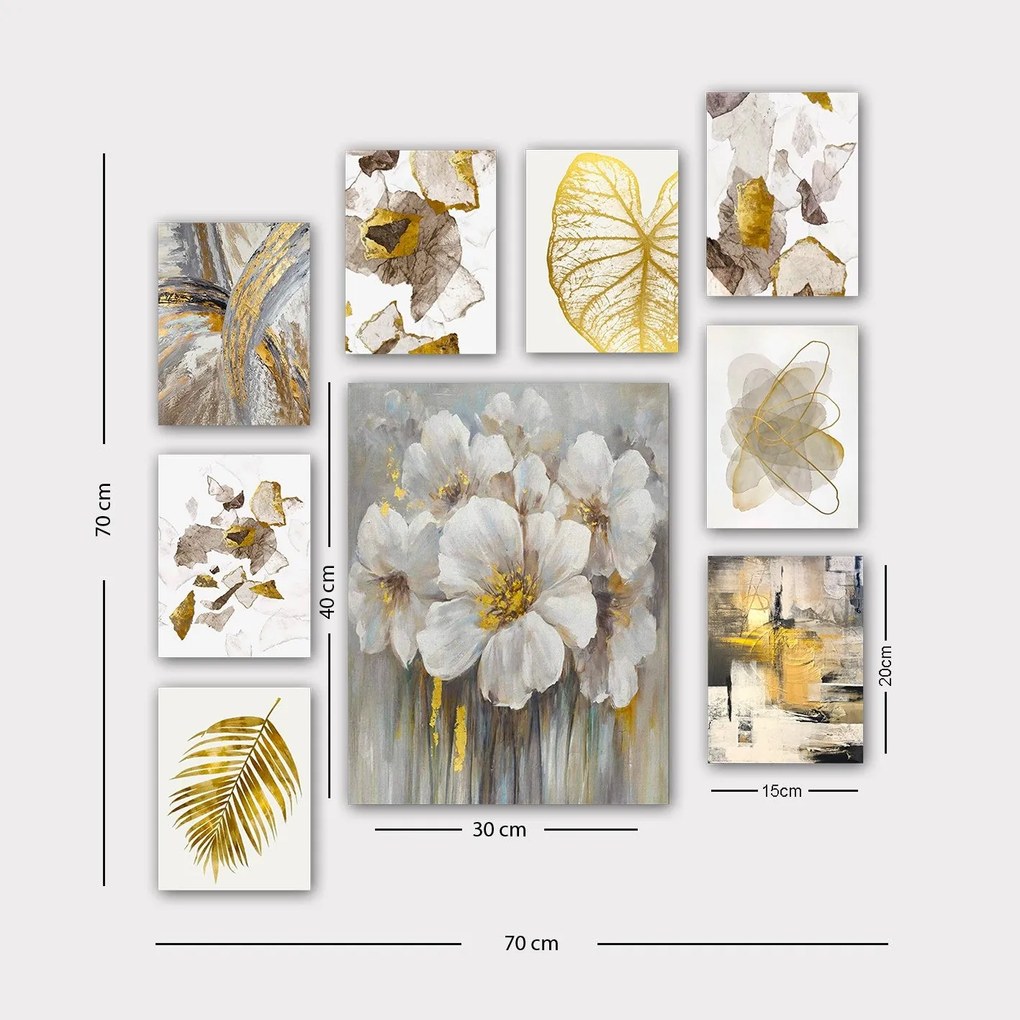 Pintura Decorativa MDF 9MDF04YS – Multicolor – 20 x 15 cm (8 Peças), 3
