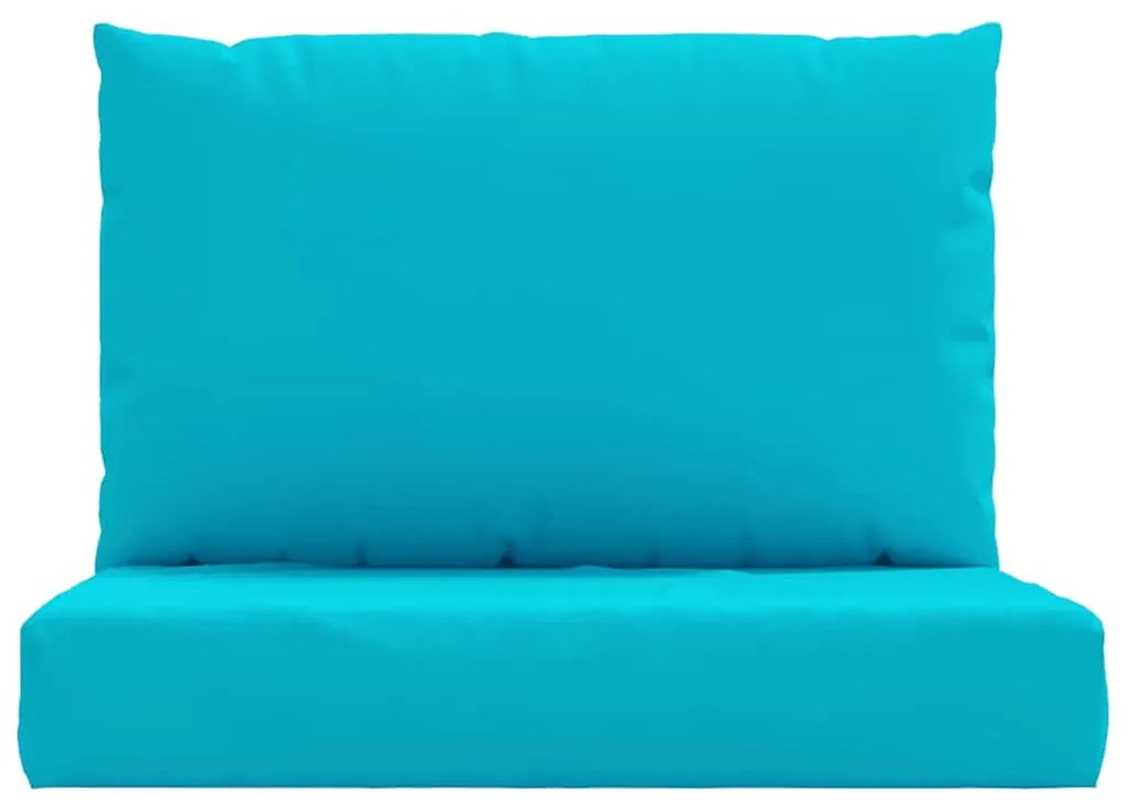 Almofadões p/ móveis de paletes 2 pcs tecido oxford turquesa