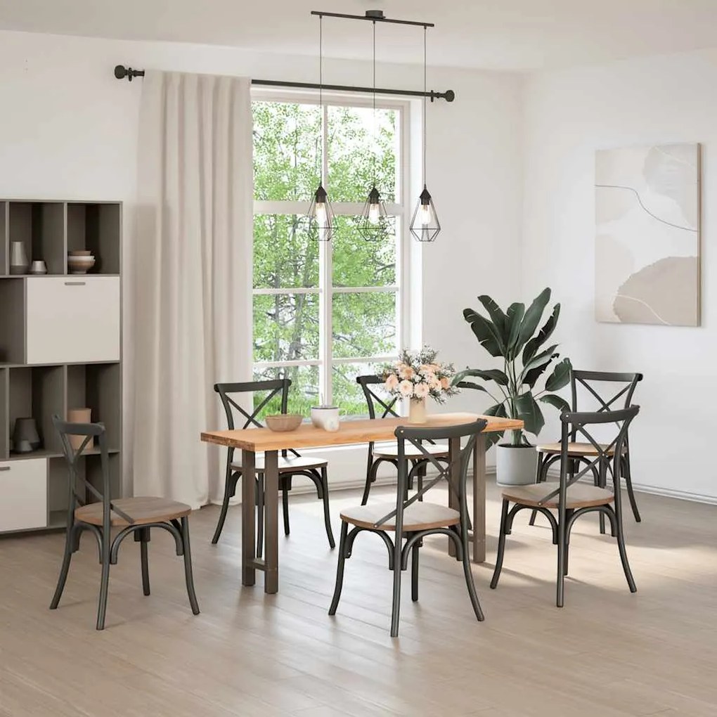 Pés de mesa de console em aço natural, 2 peças, 38x(72-73) cm, aço