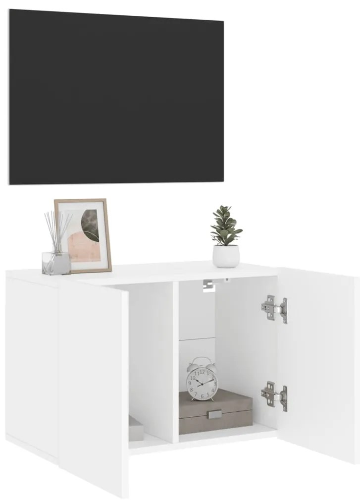 Móvel de parede para TV 60x30x41 cm branco