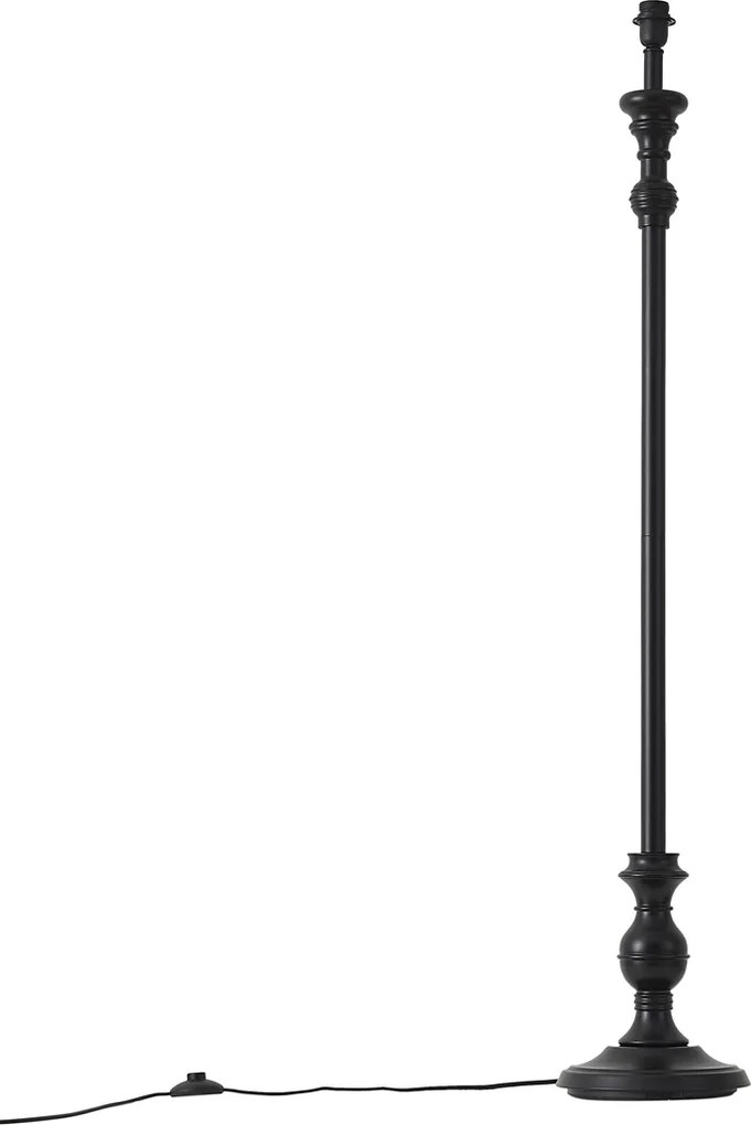 Candeeiro de pé clássico preto sem abajur - Classico