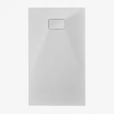 Base De Duche Em Resina Smc Retangular Antiderrapante E Extraplano Soho Branco & 120 X 70 Cm - Sklum
