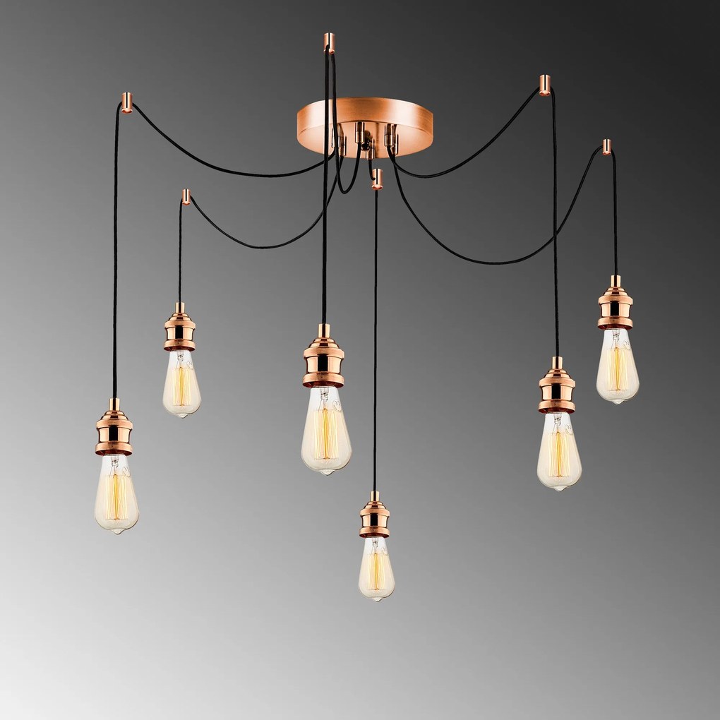 Candeeiro de Teto Kabluni – Cobre – 126 cm x 102 cm