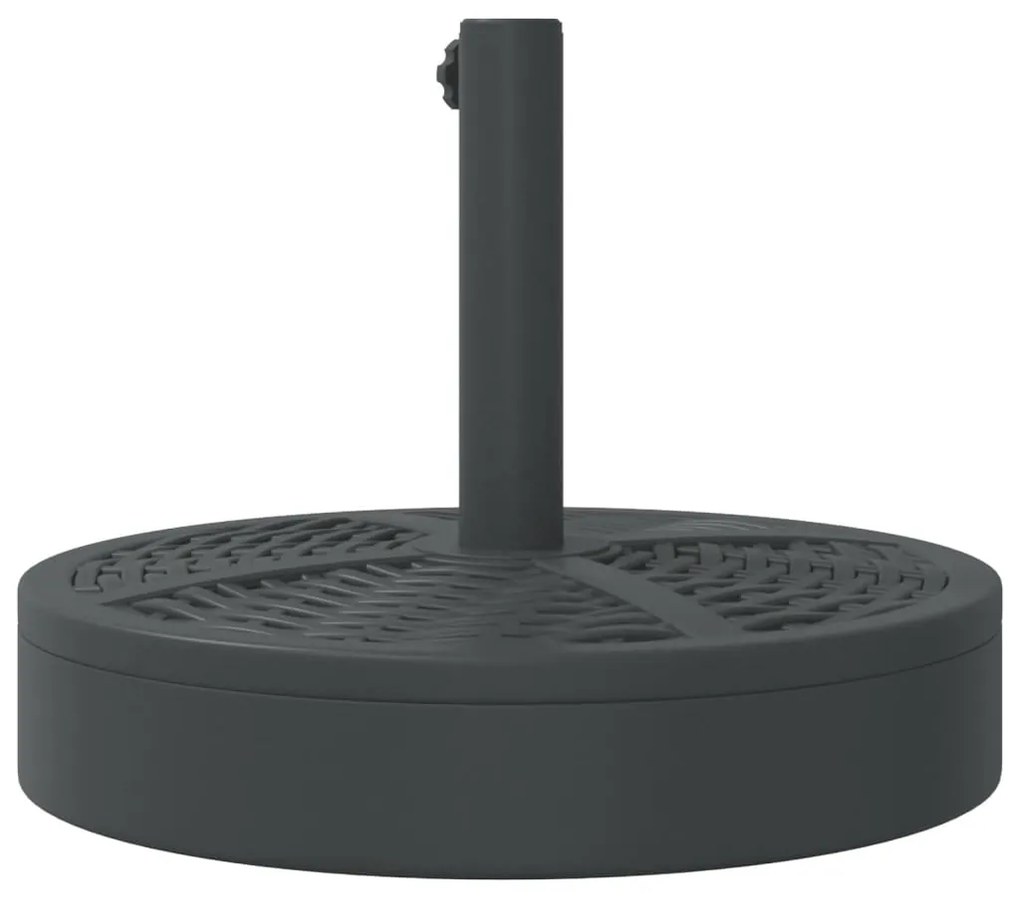 Base de guarda-sol para postes de Ø38/48 mm 25 kg redondo