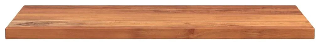 Tampo de mesa retangular 120x50x3,8 cm madeira de acácia maciça