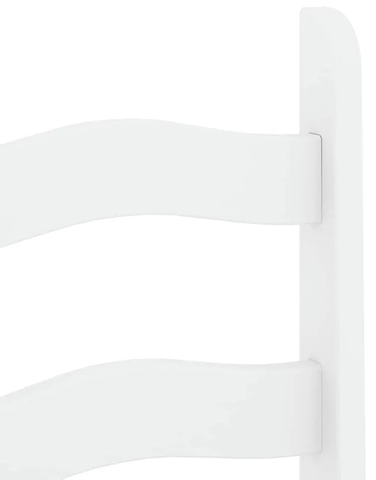 5 pcs conjunto de jantar Panama madeira pinho maciça branco