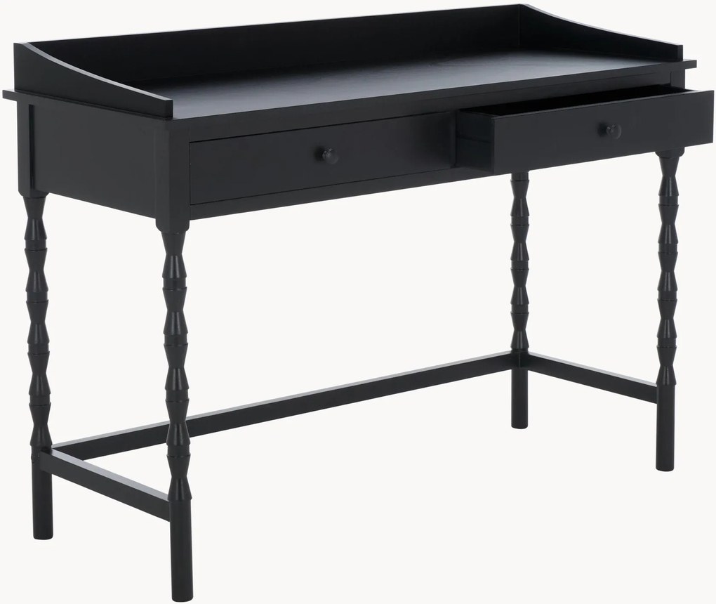 Secretária em madeira de bayur Astaroth