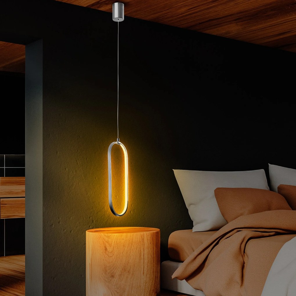 **** Chandelier Can – Chrome – 17 x 60-110 x 10 cm

**
