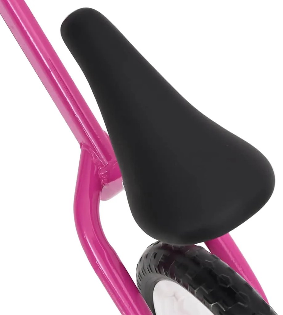 Bicicleta de equilíbrio com rodas de 9,5" rosa