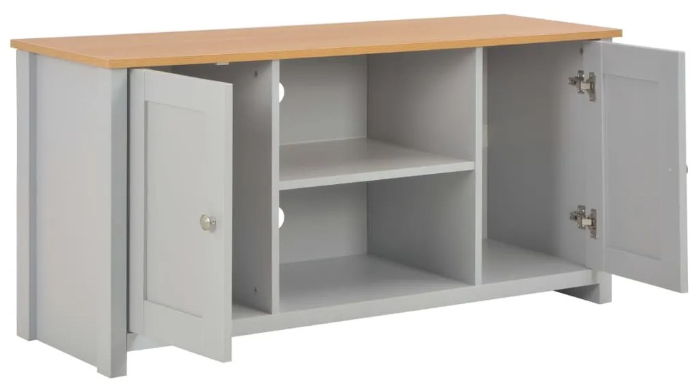Móvel de TV 120x39x58 cm cinzento