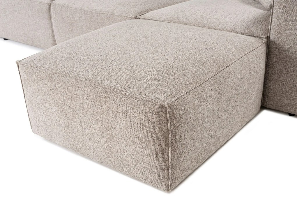 Sofá de Canto Lora – Mocha – 303 cm x 193 cm