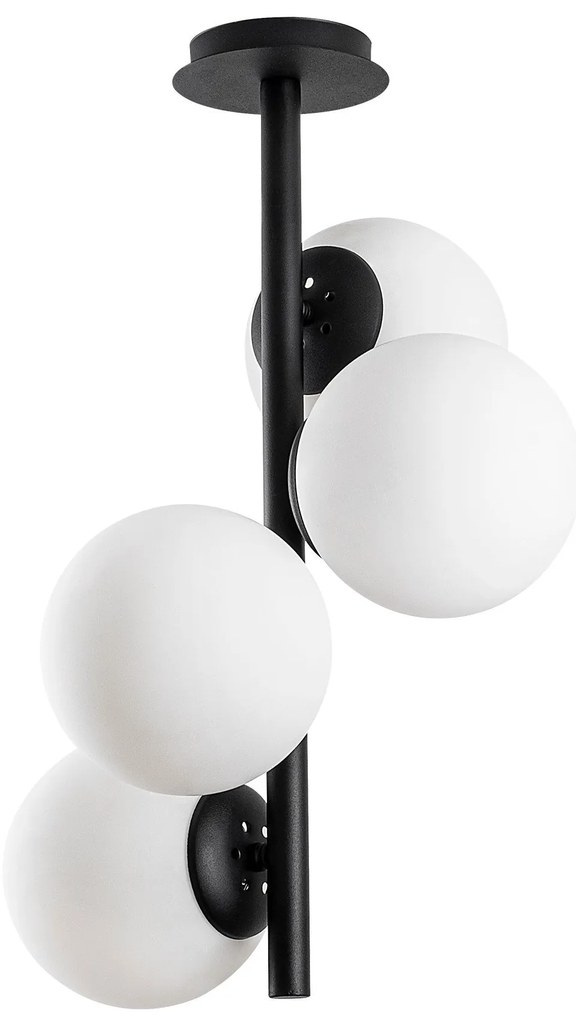 Chandelier Faze – Preto – 32 x 32 cm