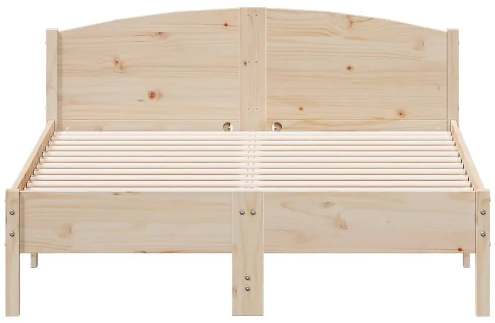 Cama sem colchão 135x190 cm madeira de pinho maciça