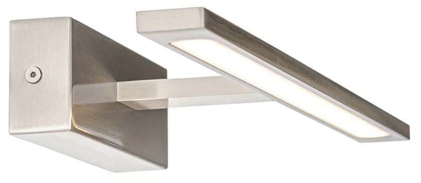 Aplique de parede em aço 41,5 cm com LED IP44 - Jerre Design