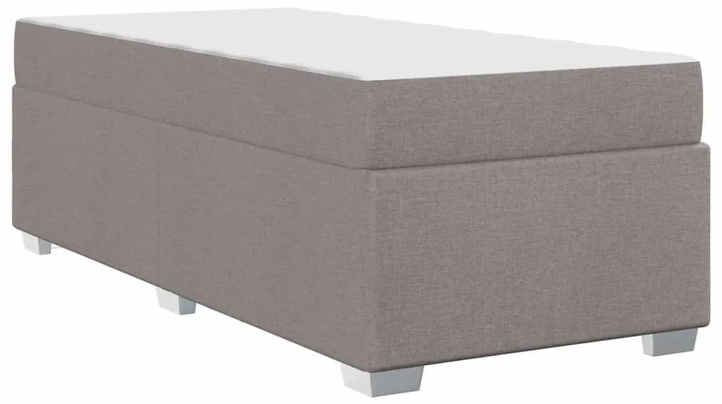 Estrutura da Cama Cinzento-acastanhado 90 x 190 cm tecido