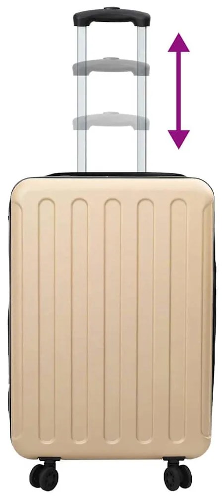 Mala Dobrável Casco Duro 24" Champagne 43x27x66 cm ABS
