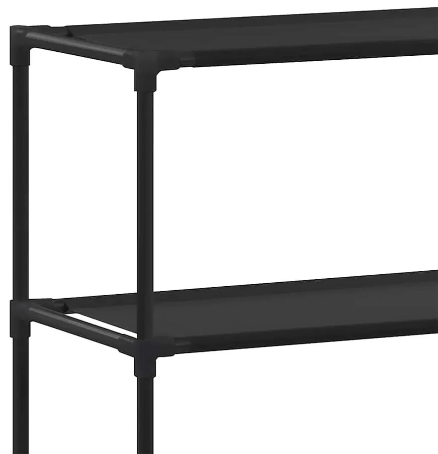 Estante arrumação p/ sanita 2 níveis 53,5x28x143 cm ferro preto