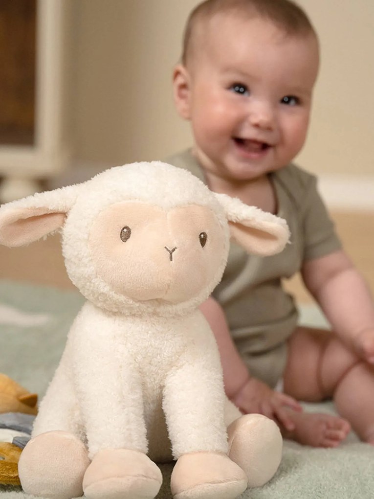 Ovelha peluche, Little Farm - LITTLE DUTCH branco