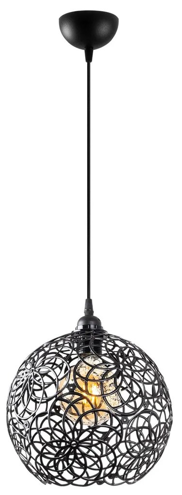 Candeeiro de Teto Hay – Preto – 25 x 25 x 126 cm