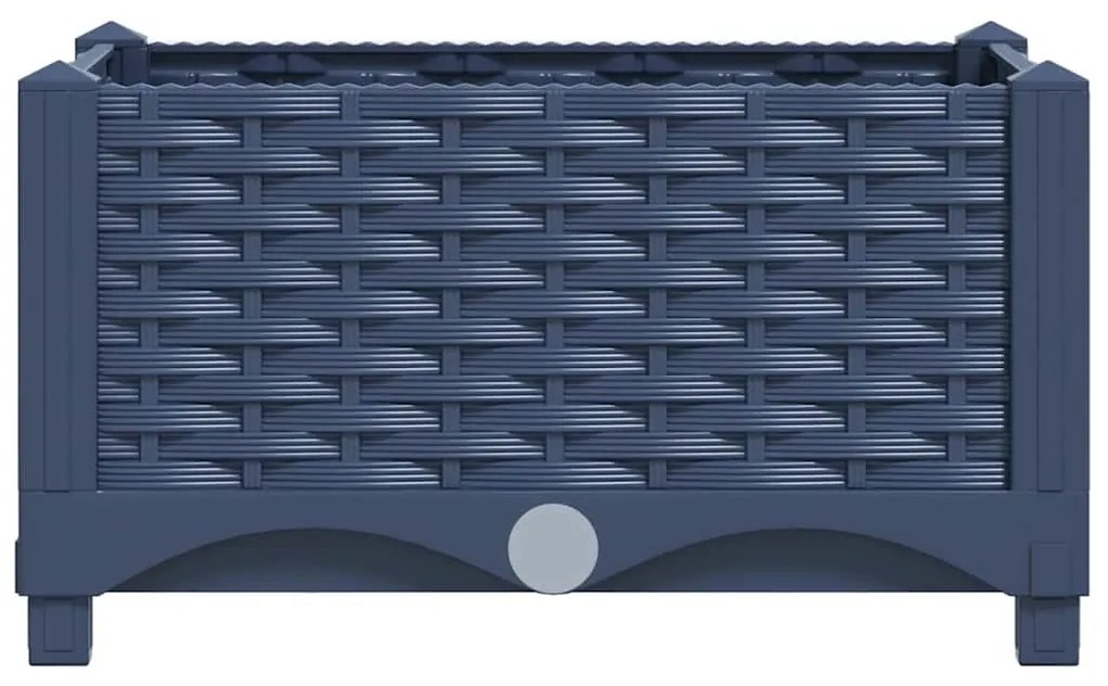 Canteiro elevado 120x40x23 cm polipropileno