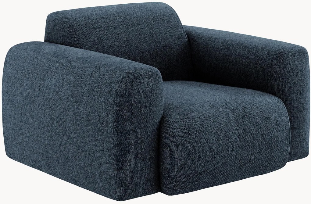 Poltrona em chenille Nolio