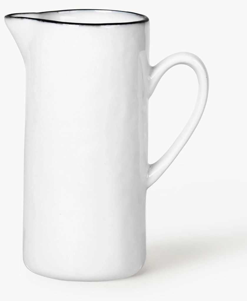 Jarro de leite em porcelana artesanal Salt