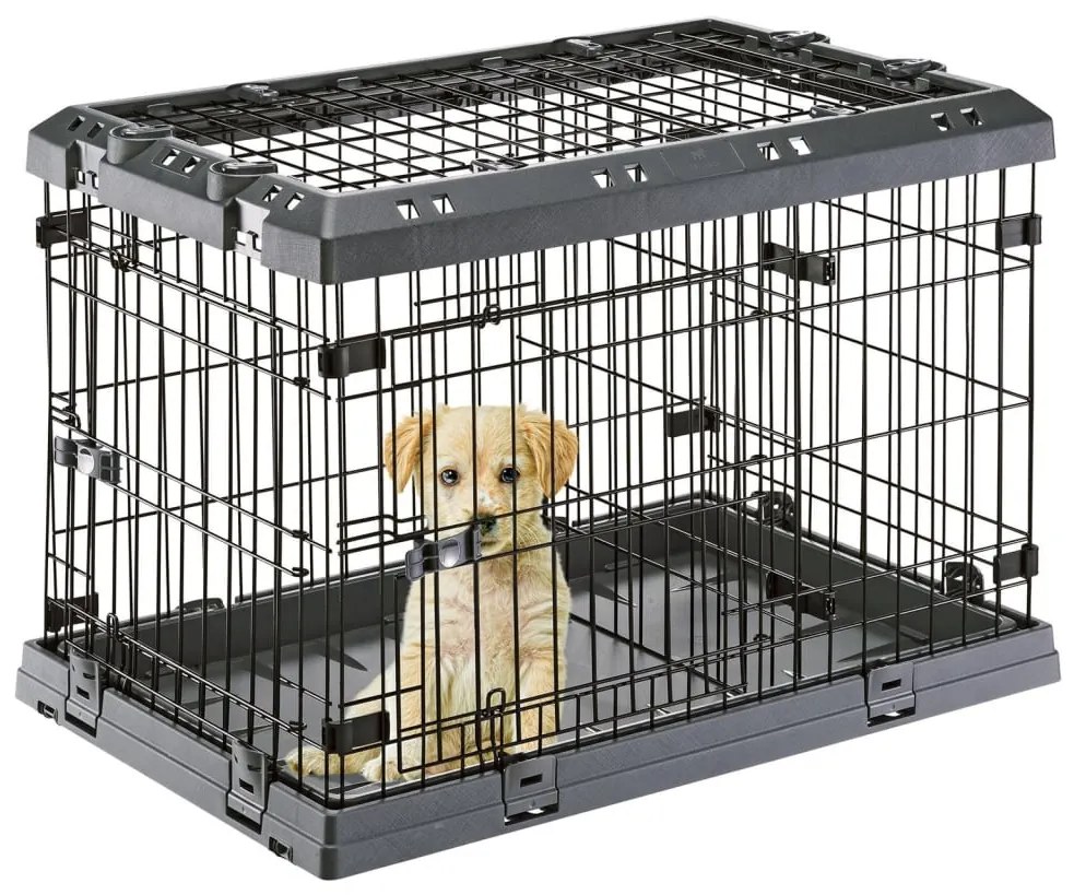 Ferplast Jaula para cães Superior 75 77x51x55 cm preto