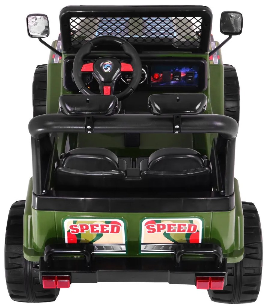 Jipe elétrico para Crianças 12V RAPTOR Drifter Rodas de EVA Verde