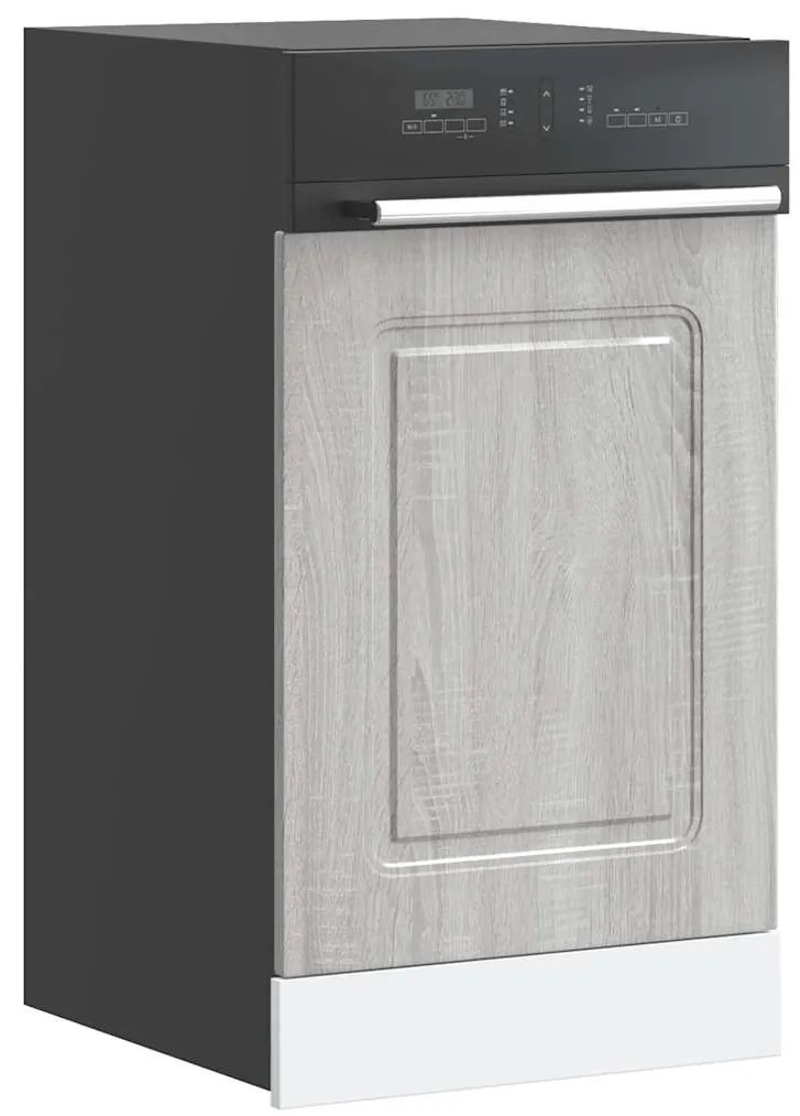 Painel máquina lavar louça Kalmar 45x1,5x67 cm cinzento sonoma