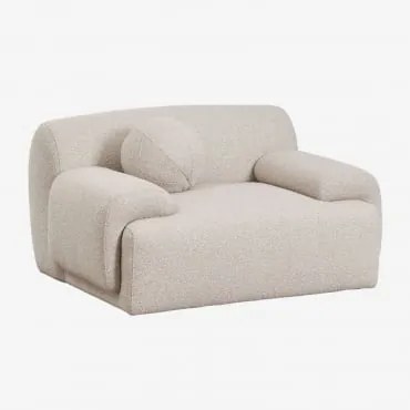 Pack De 2 Poltronas Estofadas Shirina Bouclé Bege - Sklum