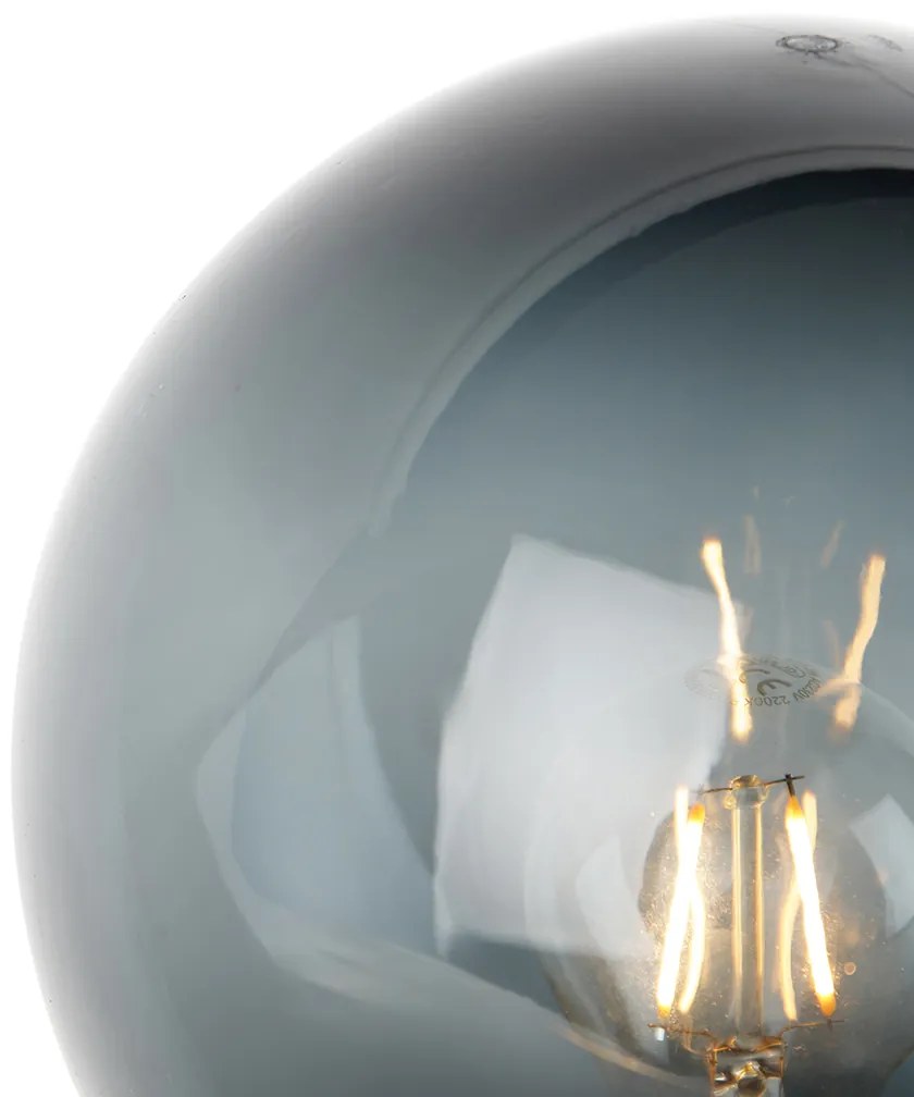 Candeeiro de jardim moderno fumê 20 cm IP44 - Moshi