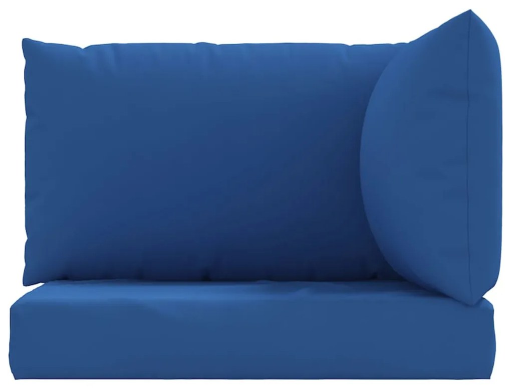 Almofadões para paletes 3 pcs tecido oxford azul