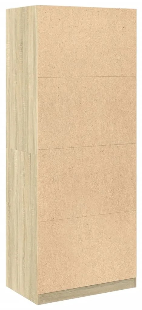Roupeiro 80x50x200 cm derivados de madeira carvalho sonoma