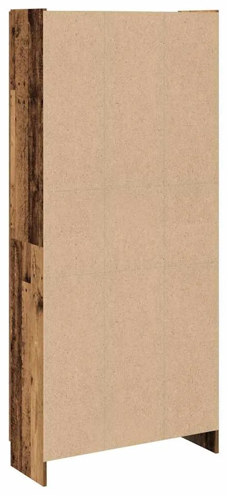 Armário alto 82,5x30,5x185cm derivados de madeira madeira velha