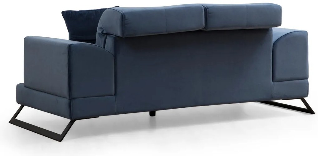 Sofá de 2 Lugares Frido – Azul Marinho – 185 x 100 x 92 cm
