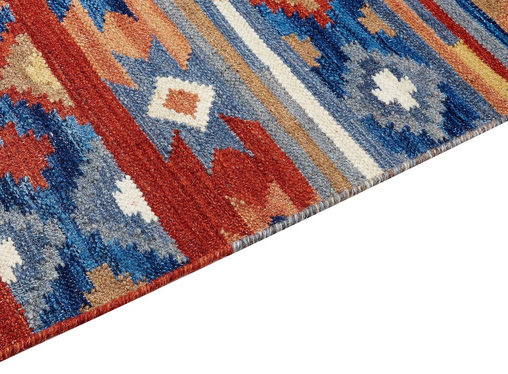 Tapete kilim de lã multicolor 200 x 300 cm NORAKERT Beliani